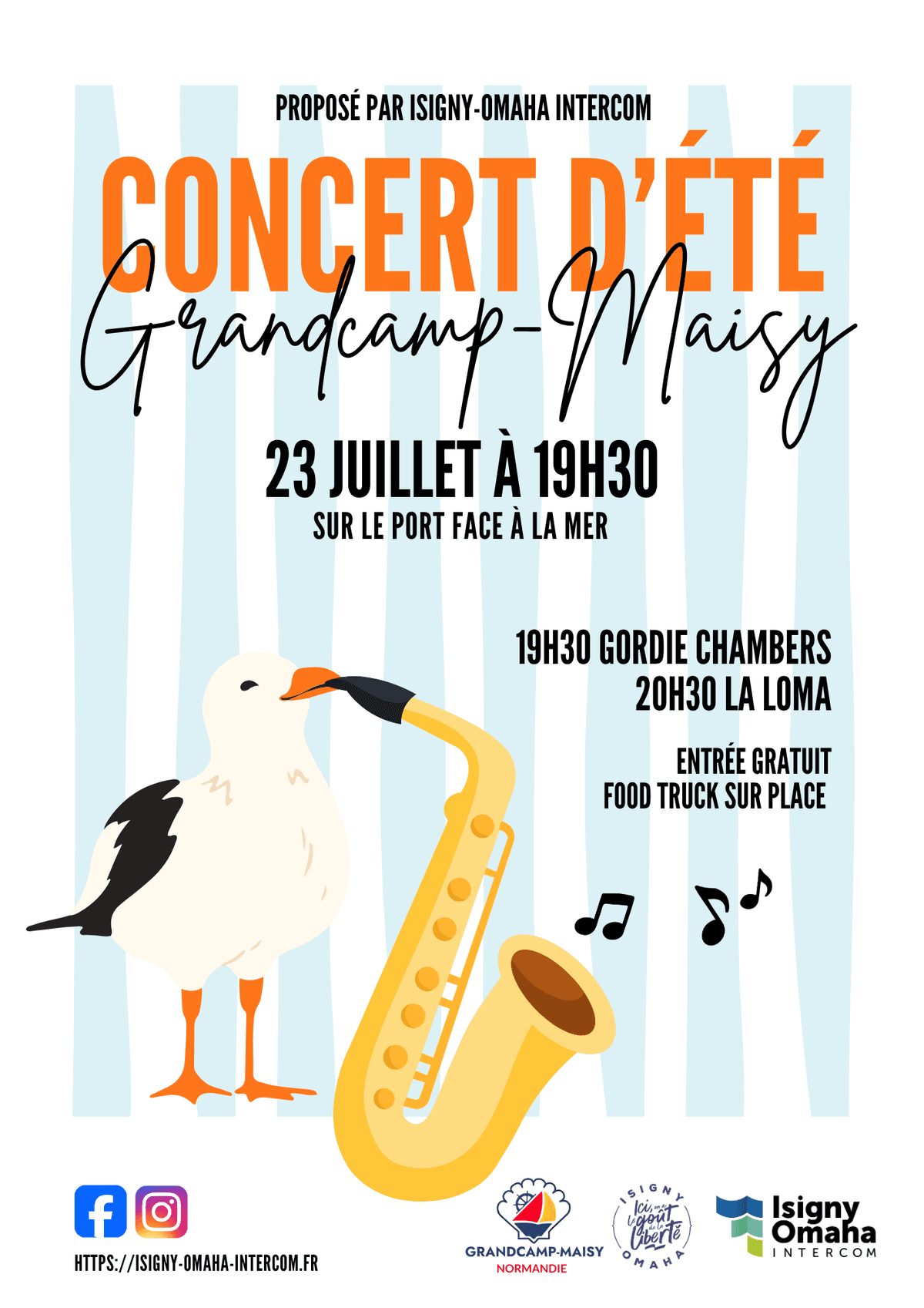 Illustration de l'événement : Les concerts d'été à Grandcamp-Maisy