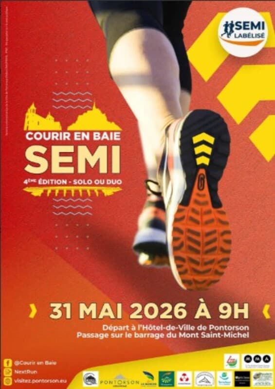 Illustration de l'événement : Semi-marathon "Courir en baie"