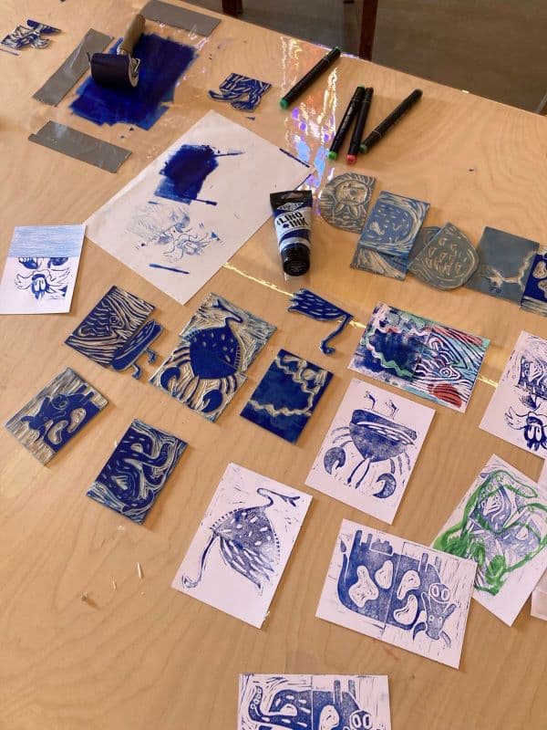 Illustration de l'événement : Atelier famille : studio cyanotype