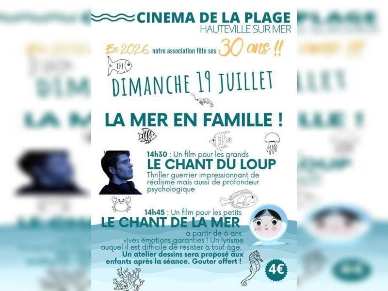 Illustration de l'événement : Ciné-famille "La mer en famille"