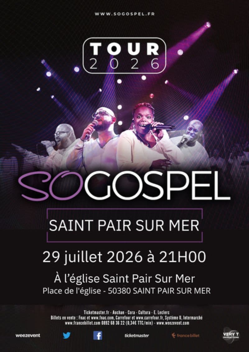Illustration de l'événement : Concert So Gospel - Tournée 2026