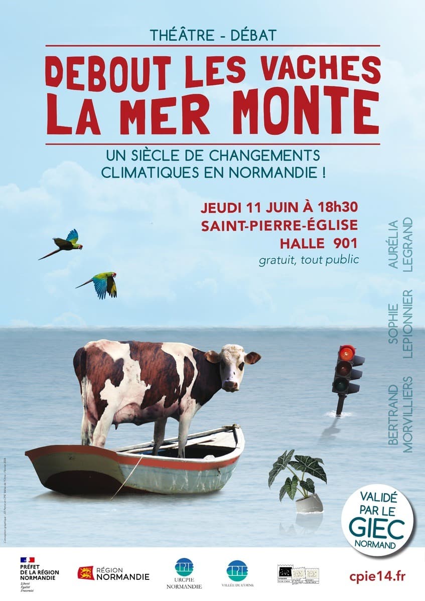 Illustration de l'événement : Conférence théâtrale "Debout les vaches, la mer monte"