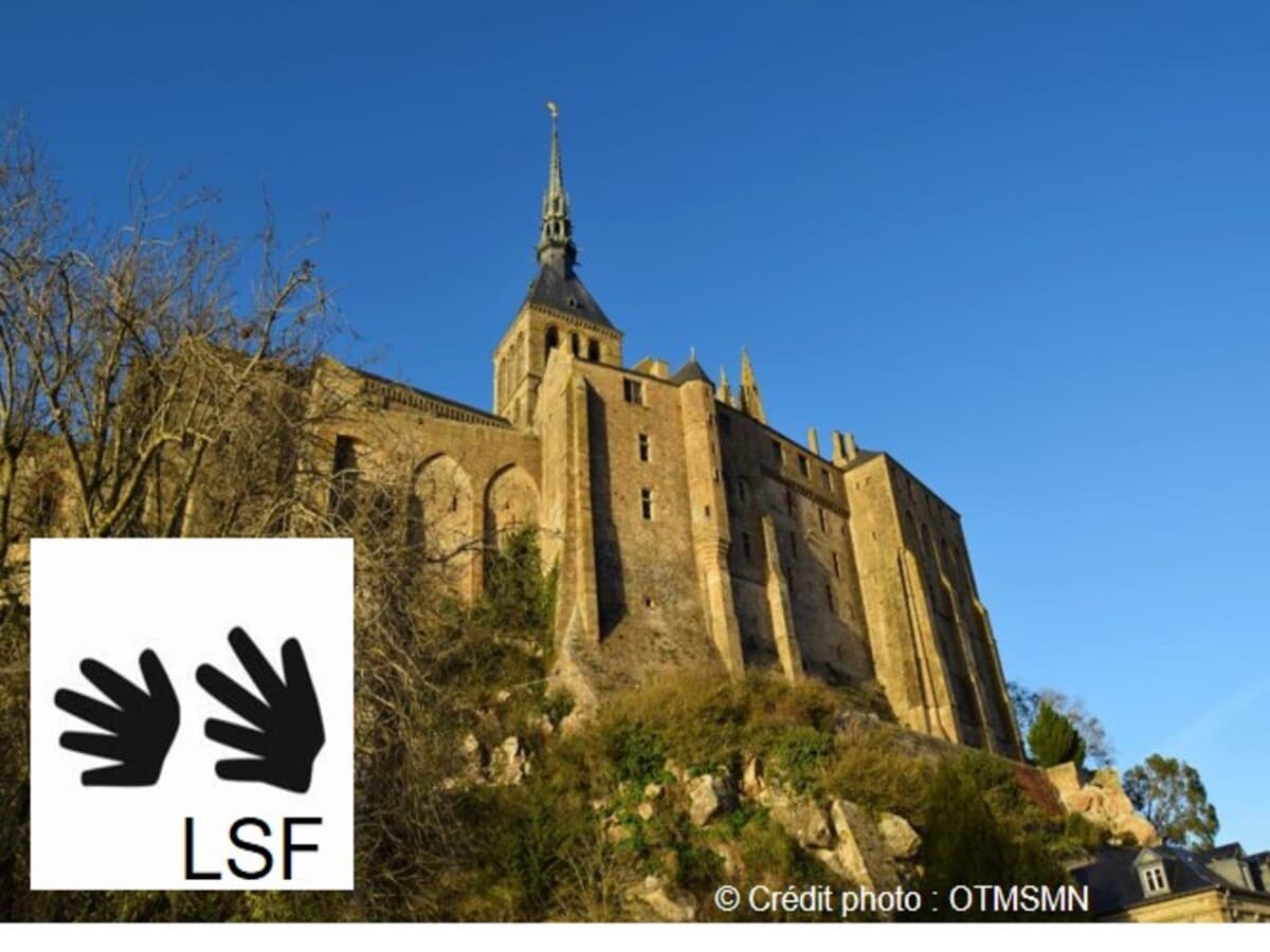 Illustration de l'événement : Visite de l'abbaye du Mont Saint-Michel en Langue des Signes Française