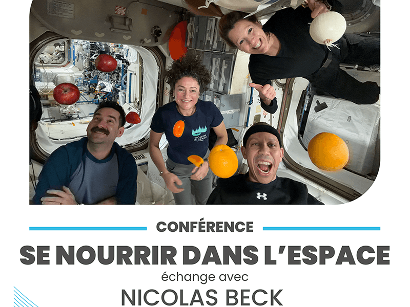 Illustration de l'événement : Conférence – Se Nourrir dans l'espace