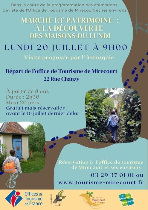 Illustration de l'événement : Marche et Patrimoine - À la découverte des Maisons du Lundi