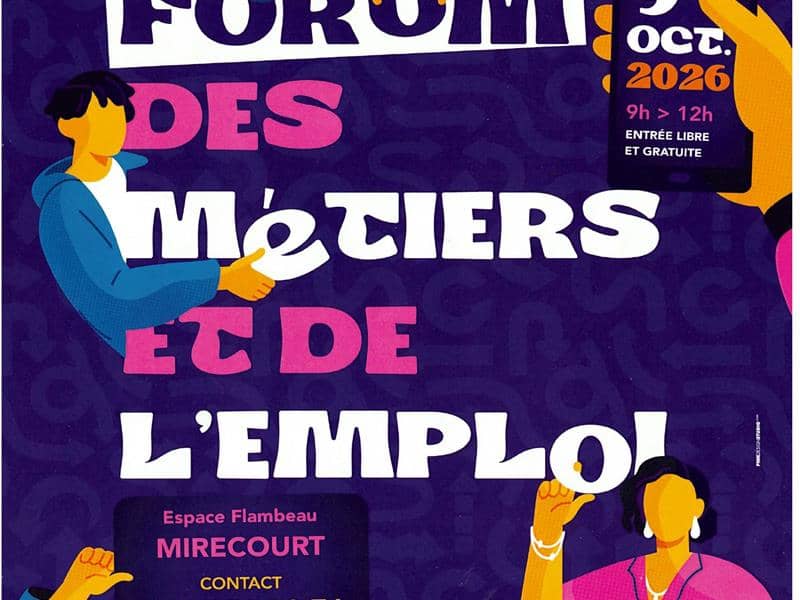 Illustration de l'événement : Forum des métiers de l'emploi et de l’économie