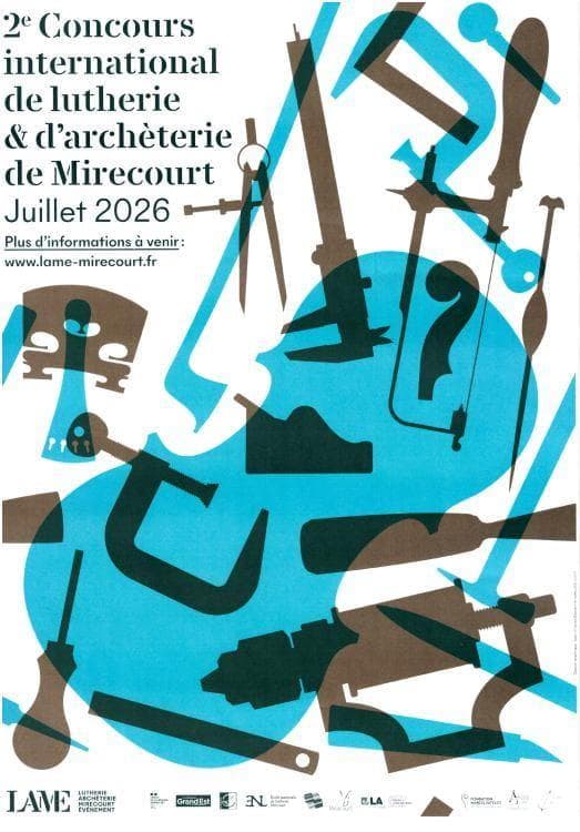 Illustration de l'événement : Concours International de Lutherie et d'Archèterie - Exposition des Instruments et Archets
