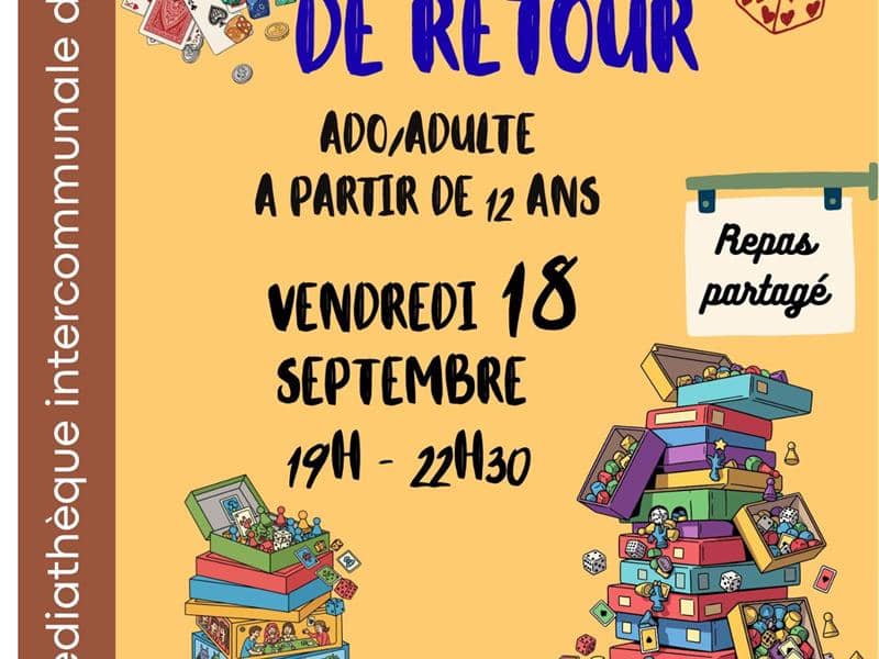 Illustration de l'événement : Soirée jeux