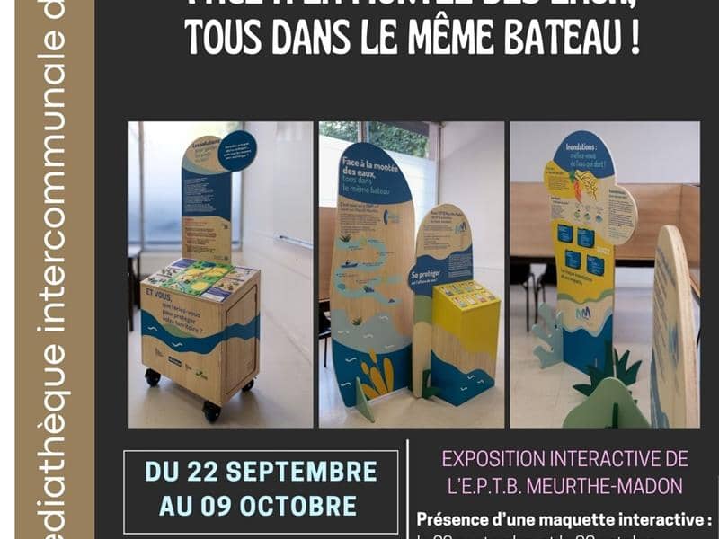 Illustration de l'événement : Exposition - face à la montée des eaux tous dans le même bateau