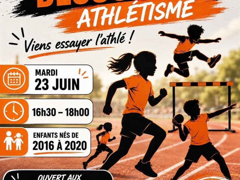 Illustration de l'événement : Entraînement découverte athlétisme