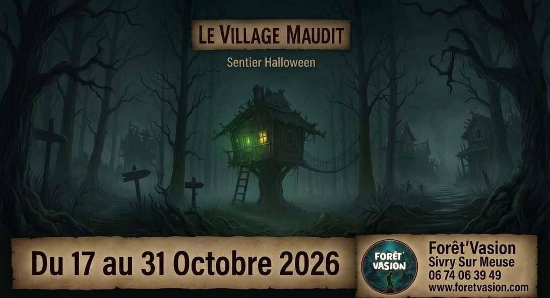 Illustration de l'événement : Halloween à Forêt'Vasion : Le Village Maudit