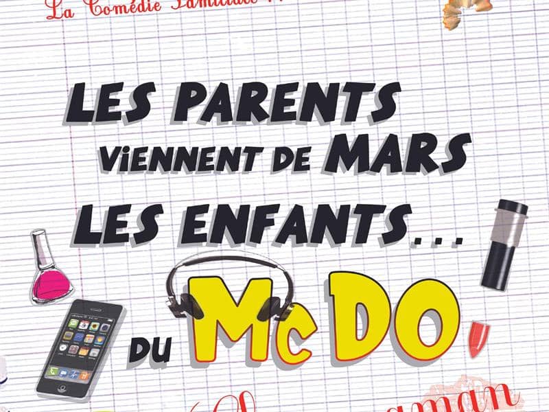 Illustration de l'événement : Spectacle - Les parents viennent de mars, les enfants du MacDo, Chez Maman