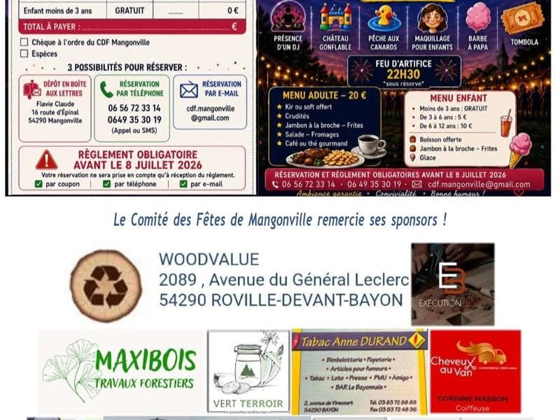 Illustration de l'événement : Mangonville en fête