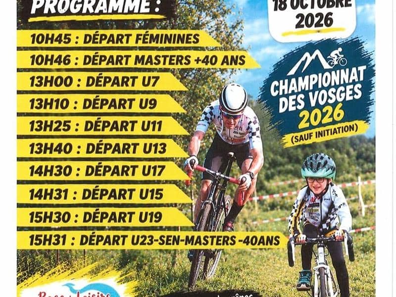 Illustration de l'événement : 17ème édition du Cyclo-Cross de la Base de Loisirs