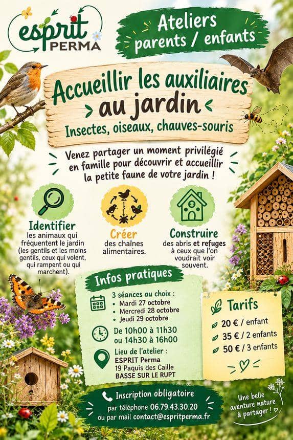 Illustration de l'événement : Atelier nature & jardin pour enfants