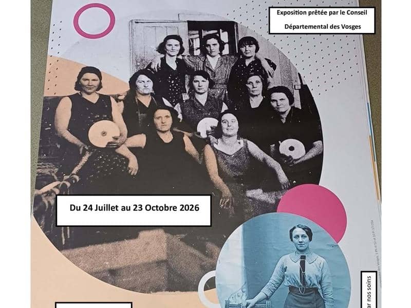 Illustration de l'événement : Exposition "Droits des Femmes au fil du Temps, Portraits de Vosgiennes"