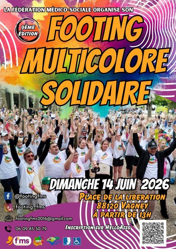 Illustration de l'événement : Footing multicolore solidaire