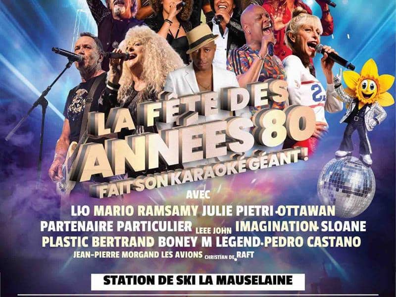 Illustration de l'événement : Grand concert Live - La fête des années 80