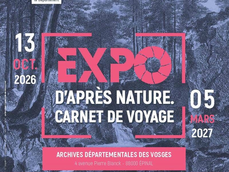 Illustration de l'événement : D’après nature. Carnet de voyage