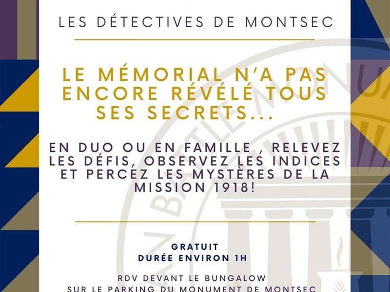 Illustration de l'événement : Les détectives de Montsec : Mission 1918