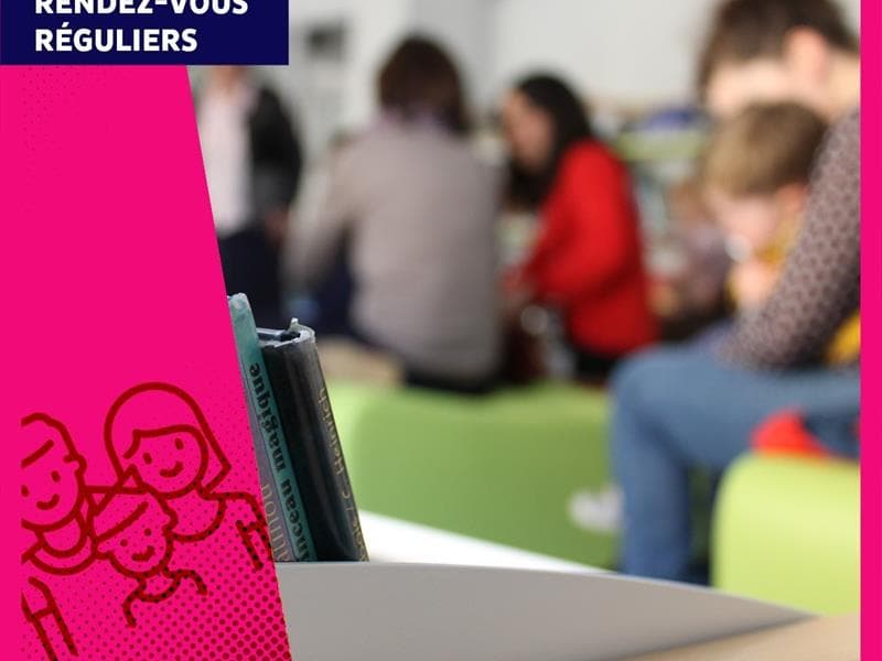 Illustration de l'événement : Histoires en famille à la médiathèque du Sablon
