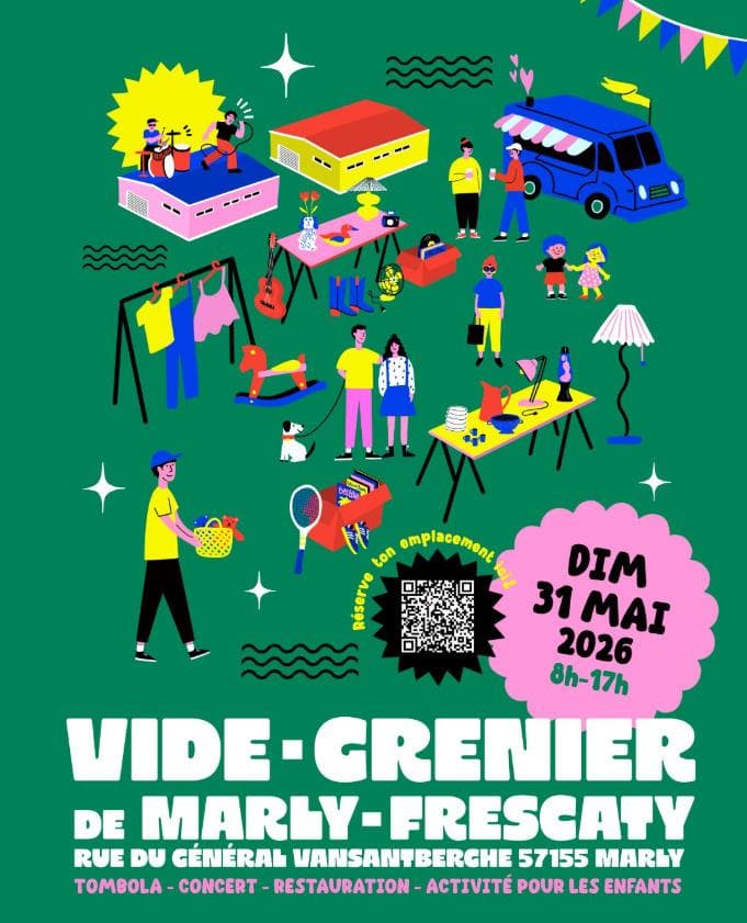 Illustration de l'événement : Vide-grenier de Marly-Frescaty