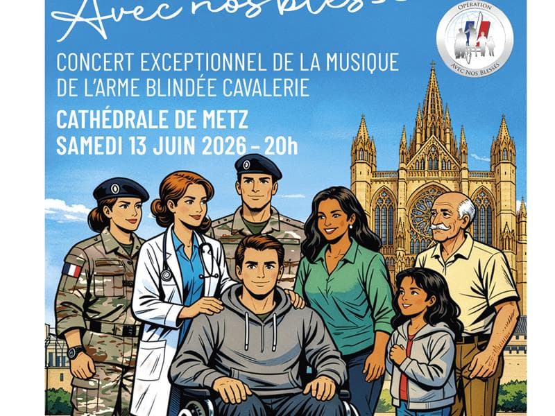 Illustration de l'événement : Concert au profit de l'opération "Avec Nos Blessés"