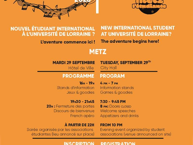 Illustration de l'événement : Welcome Day des étudiants internationaux