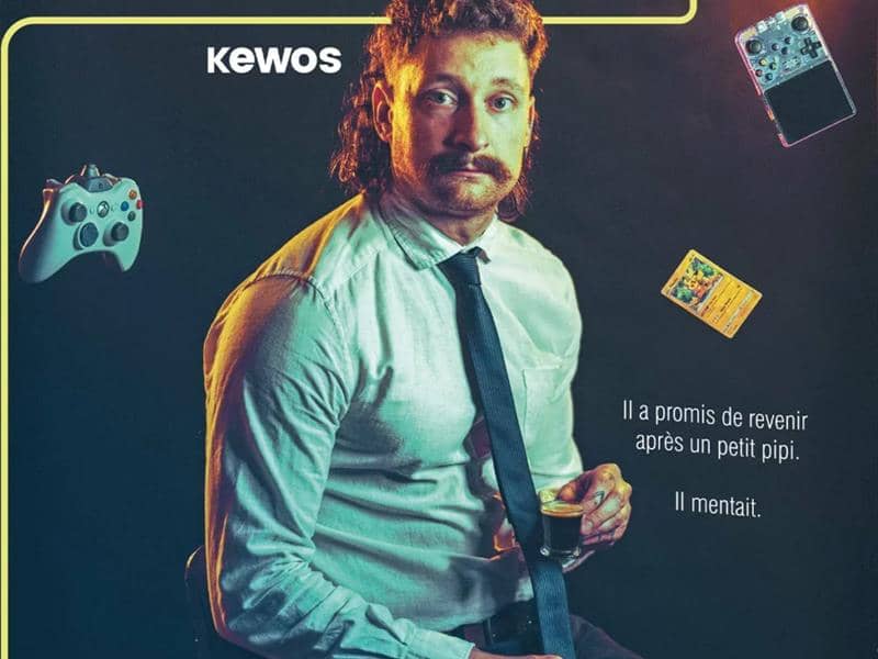 Illustration de l'événement : Spectacle - Kewos dans Employé Modèle
