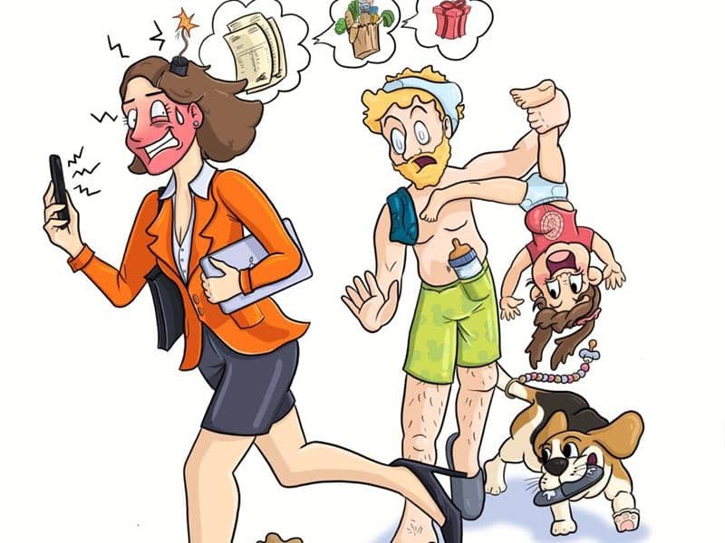 Illustration de l'événement : Spectacle - Charge mentale, sauve qui peut !