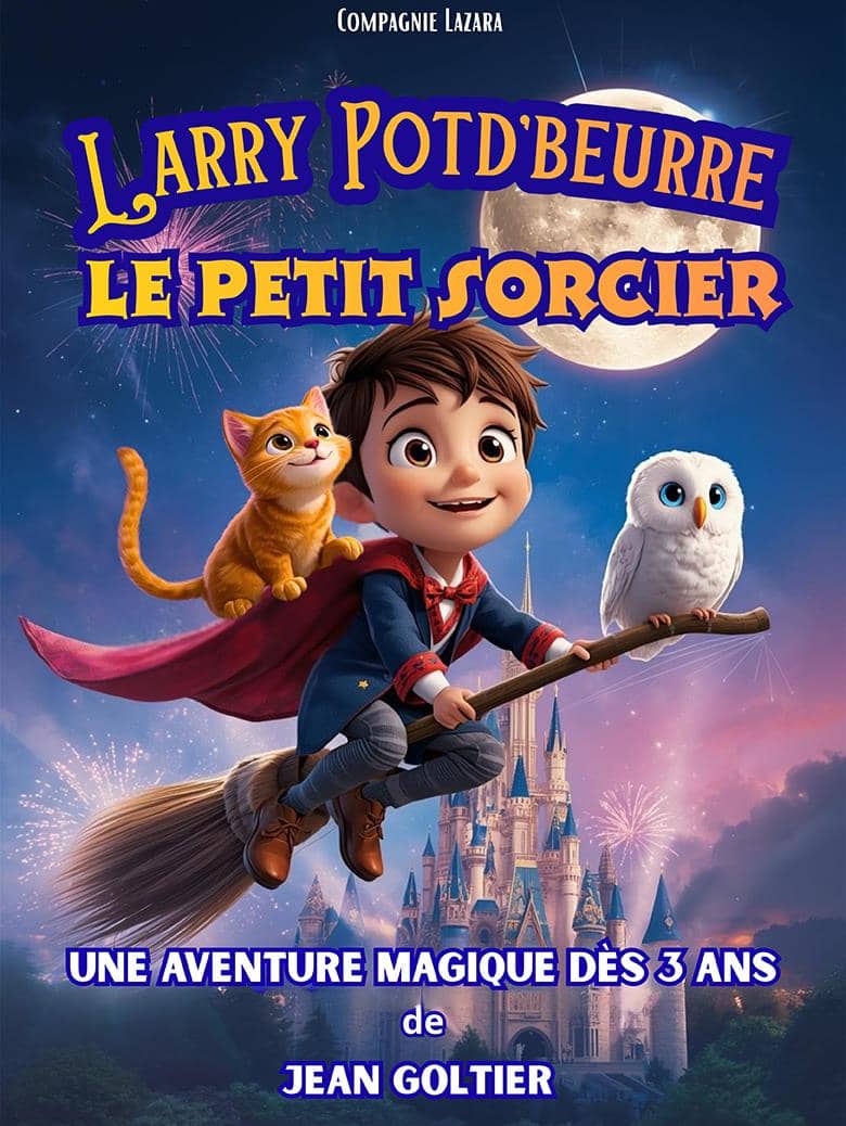 Illustration de l'événement : Spectacle jeune public - Larry Potd'beurre, le petit sorcier