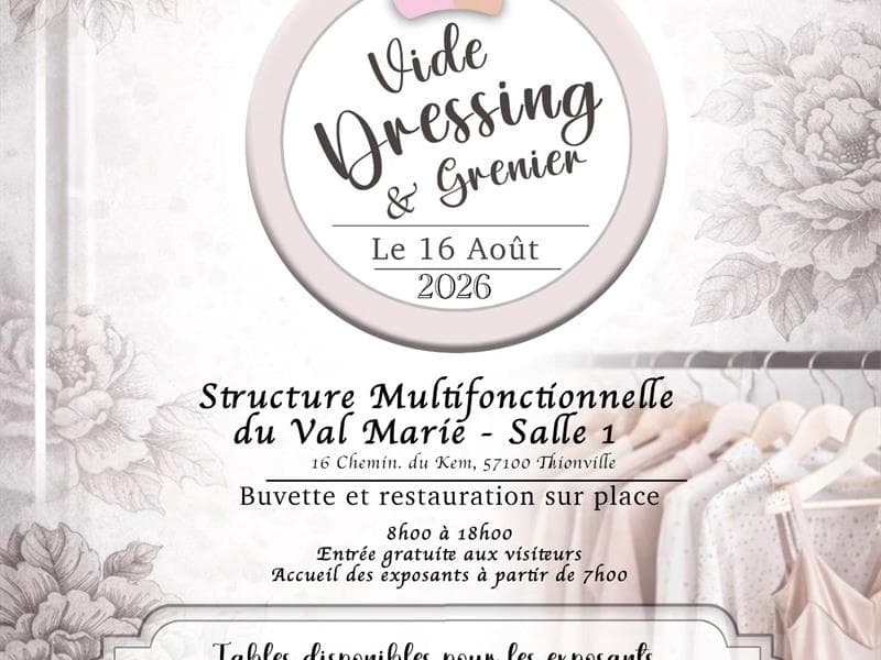 Illustration de l'événement : Vide dressing & grenier