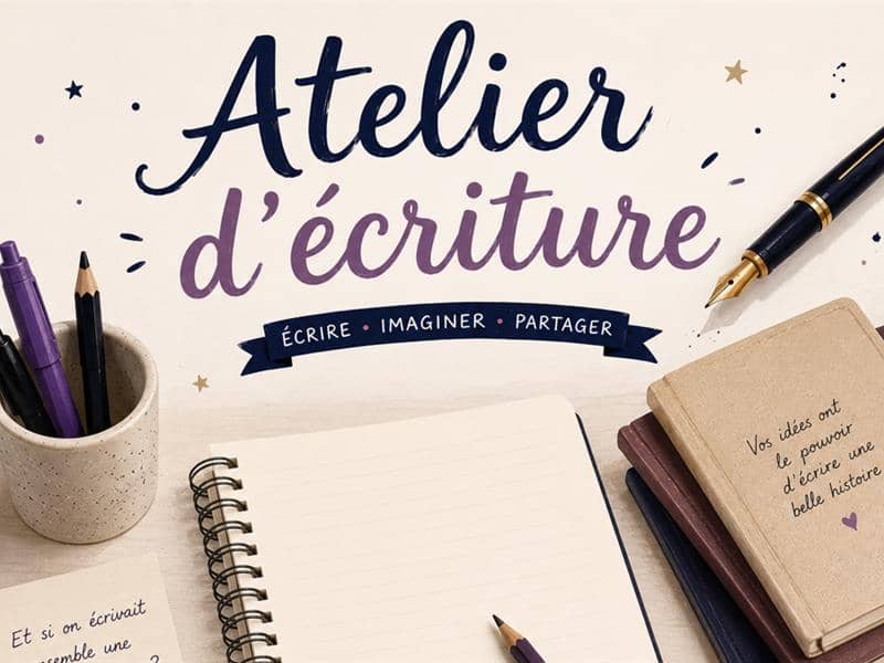 Illustration de l'événement : Atelier d'écriture Jeunesse