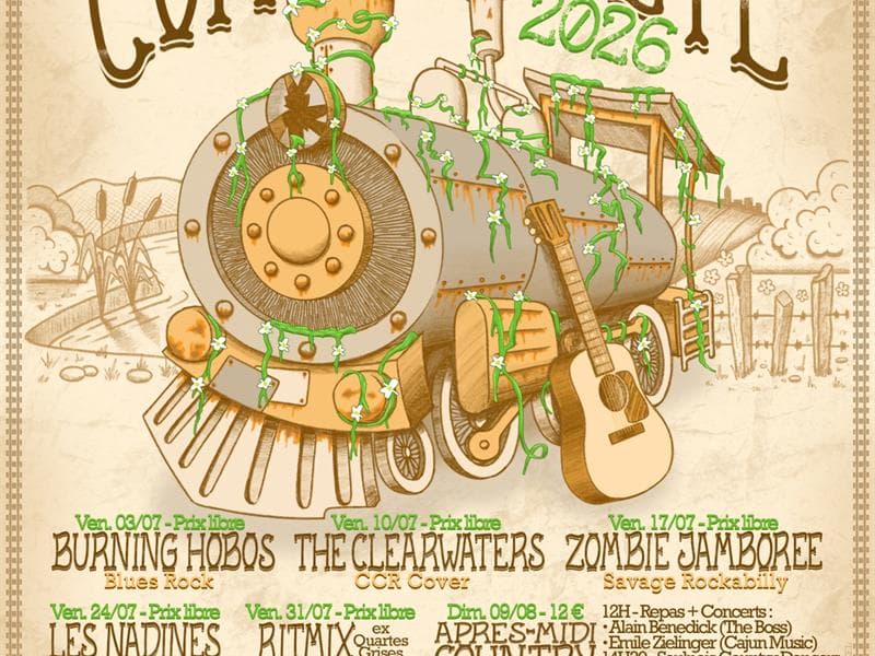 Illustration de l'événement : Le Saulnois D'rails - concert Les nadines + soirée Jam