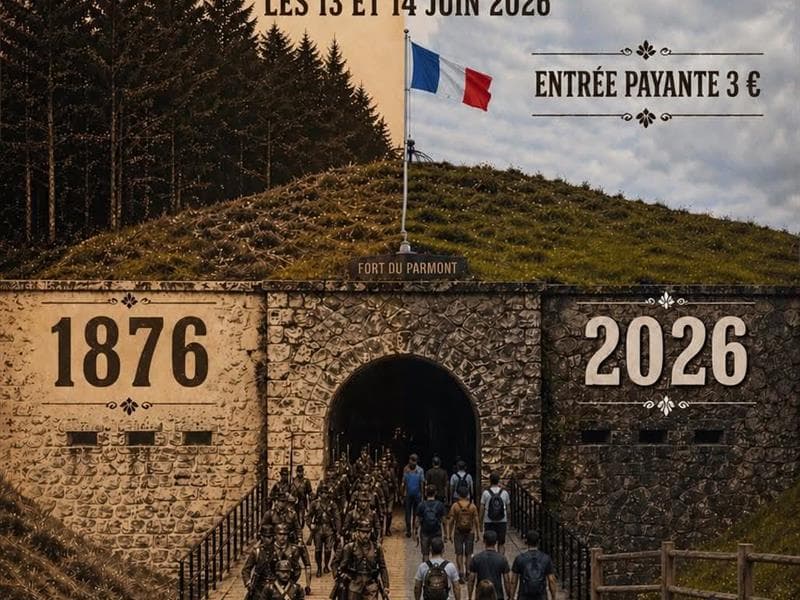 Illustration de l'événement : Anniversaires : les 150 ans du Fort du Parmont et les 20 ans de l'association