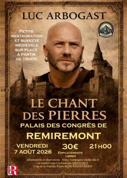 Illustration de l'événement : Concert de Luc ARBOGAST : le Chant des Pierres