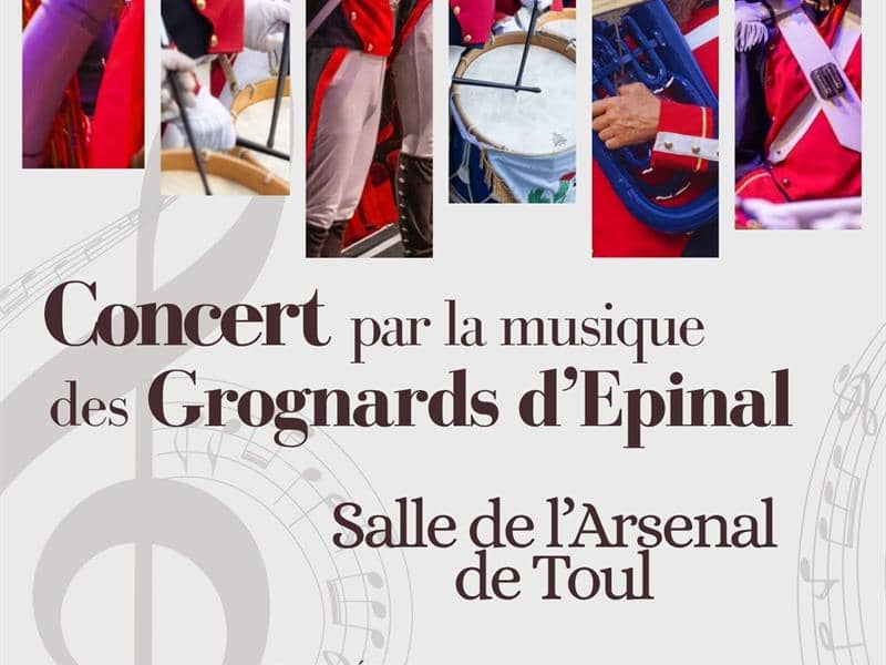 Illustration de l'événement : Concert par la Musique des Grognard d'Épinal - Salle de l'Arsenal
