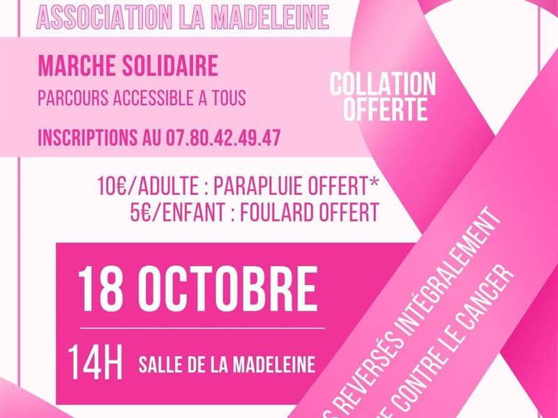 Illustration de l'événement : Octobre rose - Marche solidaire - Écrouves