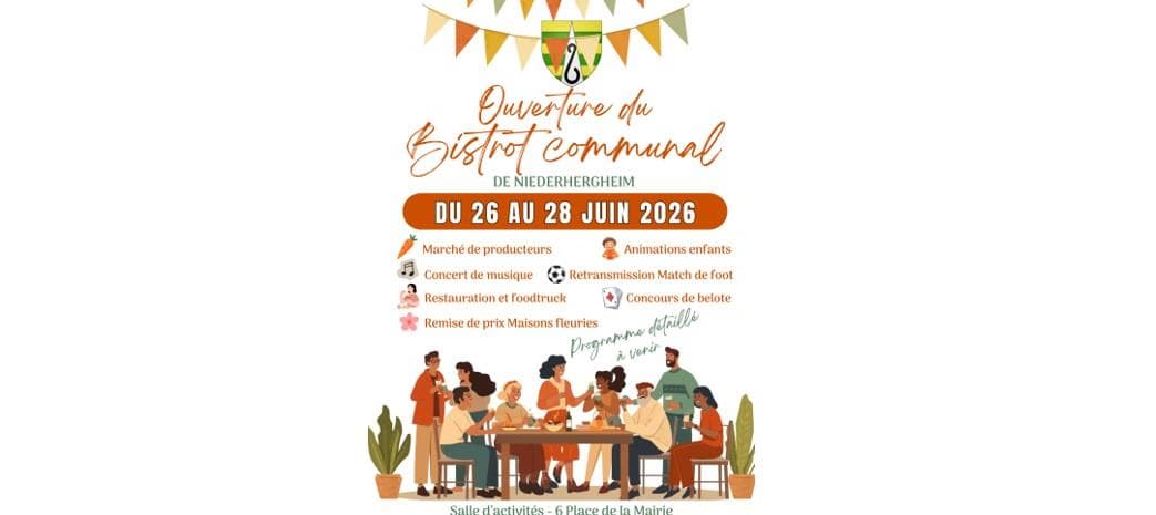 Illustration de l'événement : Ouverture du Bistrot Communal