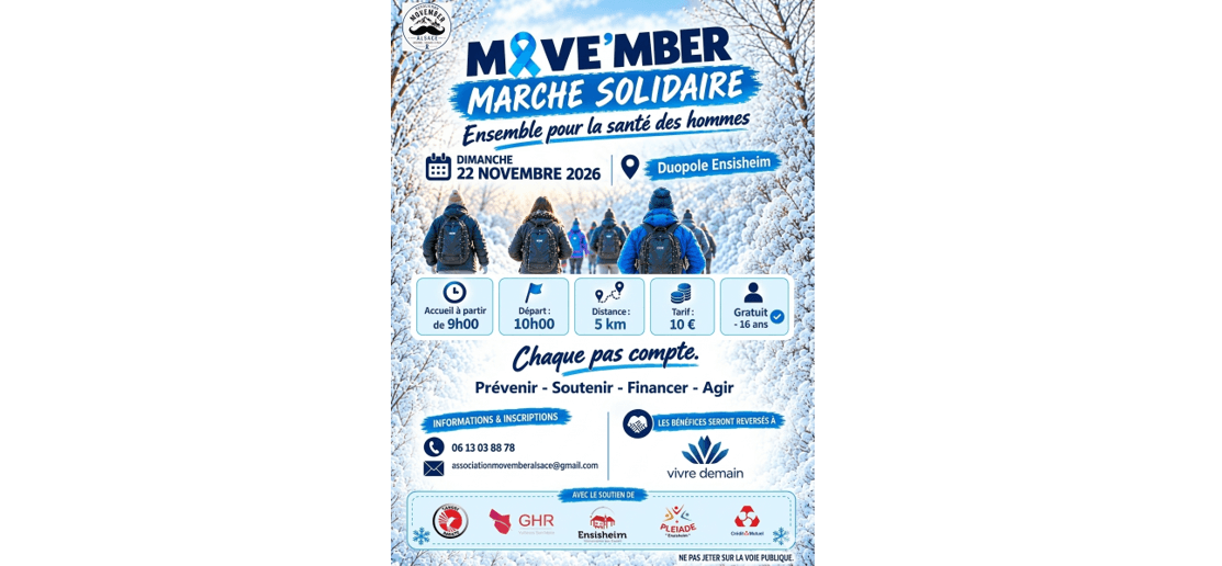 Illustration de l'événement : Marche solidaire Move'Mber