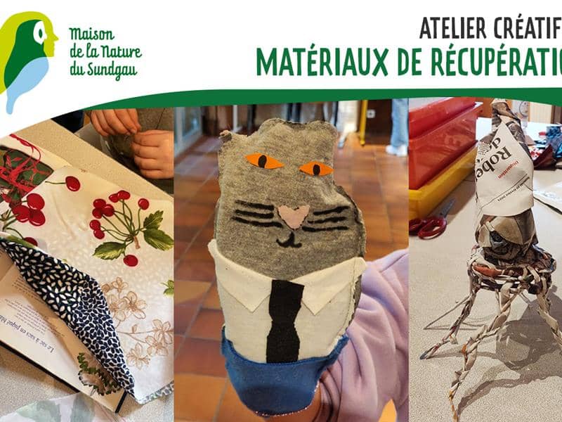 Illustration de l'événement : Atelier créatif en matériaux de récupération