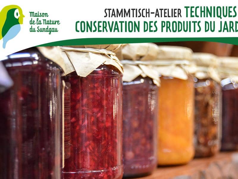 Illustration de l'événement : Stammtisch-Atelier - Techniques de conservation des produits du jardin