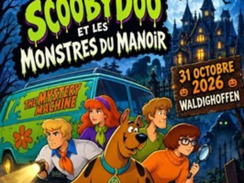 Illustration de l'événement : Soirée Halloween - Scoobydoo et les monstres du manoir