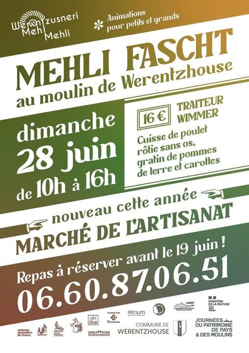 Illustration de l'événement : MEHLI FASCHT au moulin de Werentzhouse