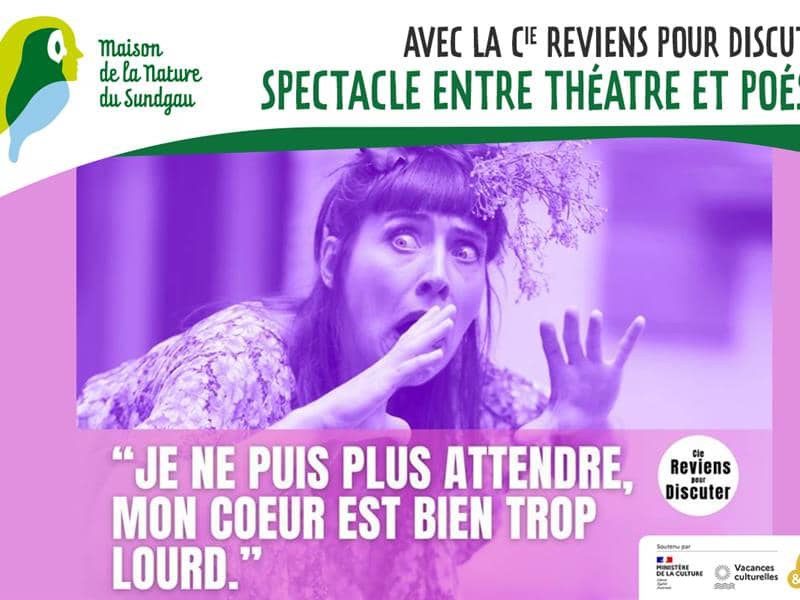 Illustration de l'événement : Spectacle entre théâtre et poésie avec la Cie Reviens pour Discuter