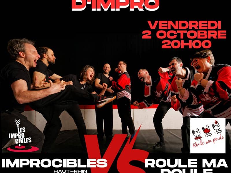 Illustration de l'événement : Match d'impro : Improcibles vs Roule ma poule