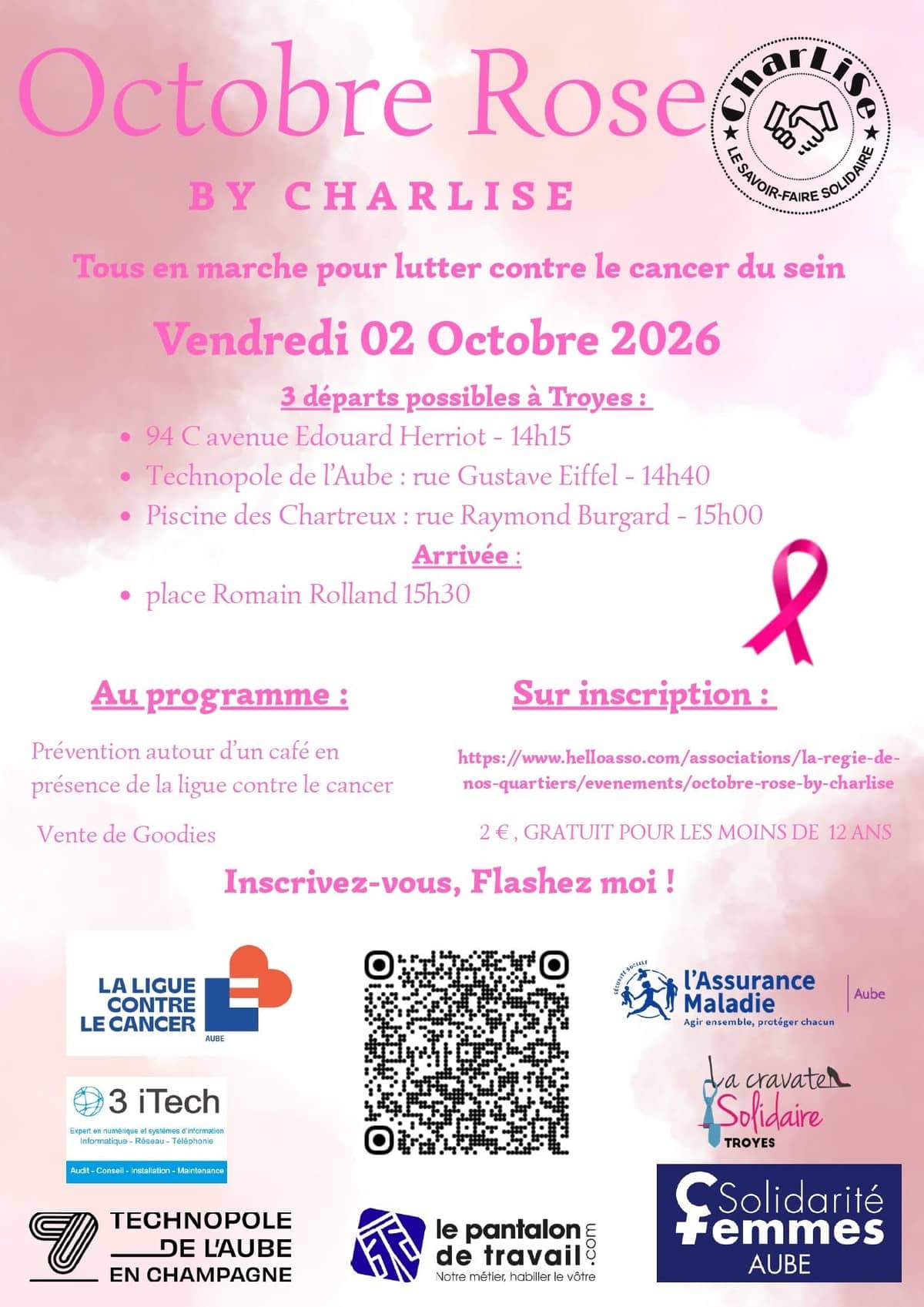 Illustration de l'événement : Octobre Rose By CharLiSe