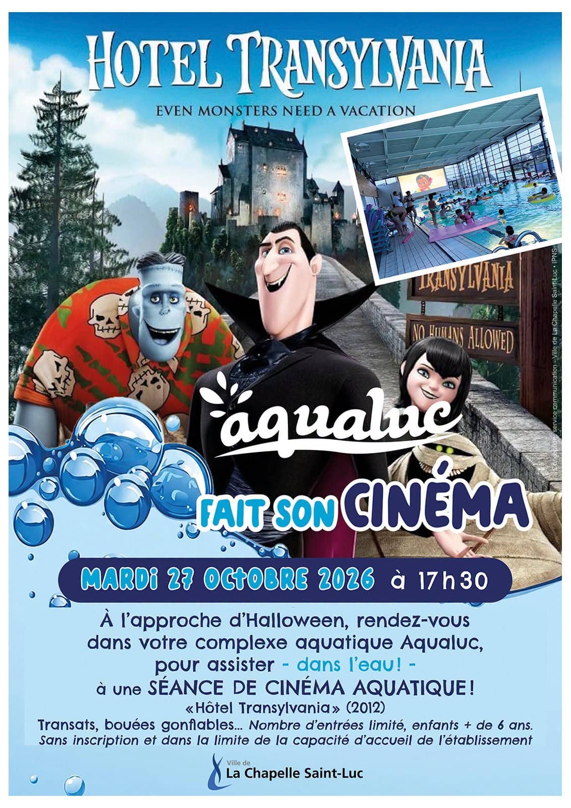 Illustration de l'événement : Aqualuc fait son cinéma