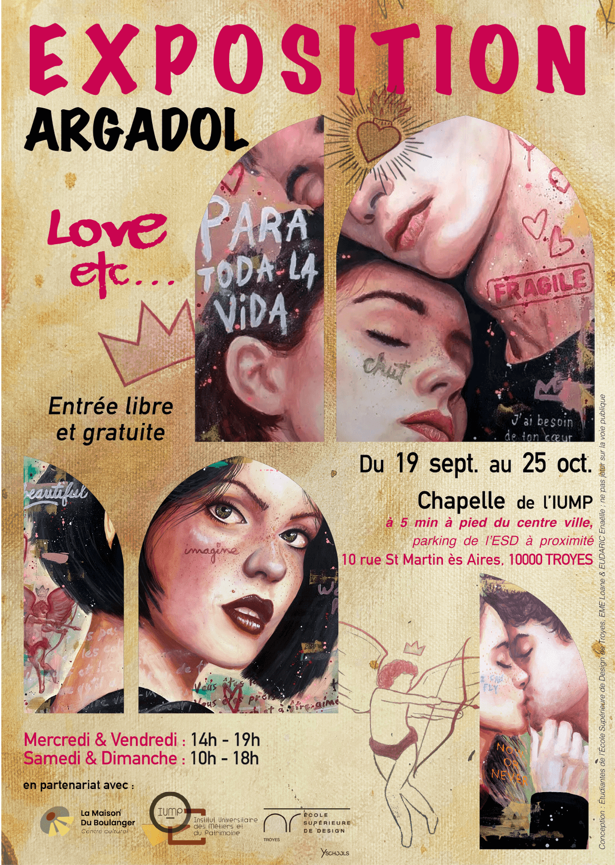 Illustration de l'événement : Expo Argadol : Love, etc.