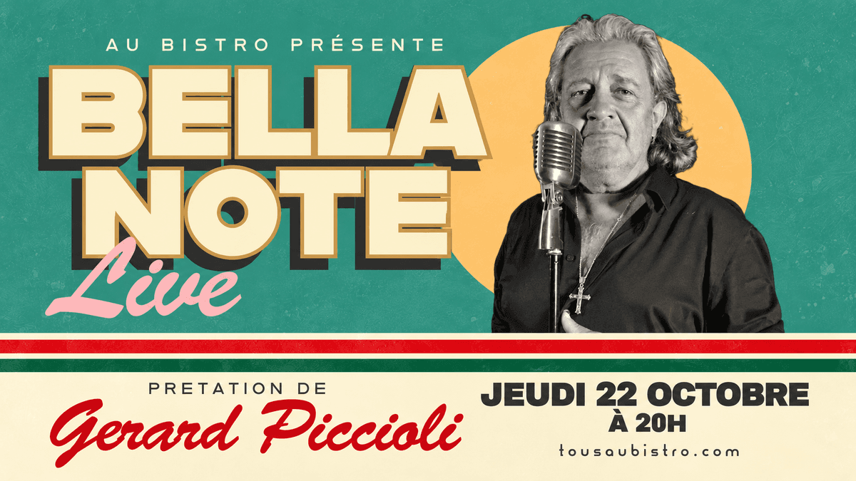 Illustration de l'événement : Soirée Dolce Vita au Bistro